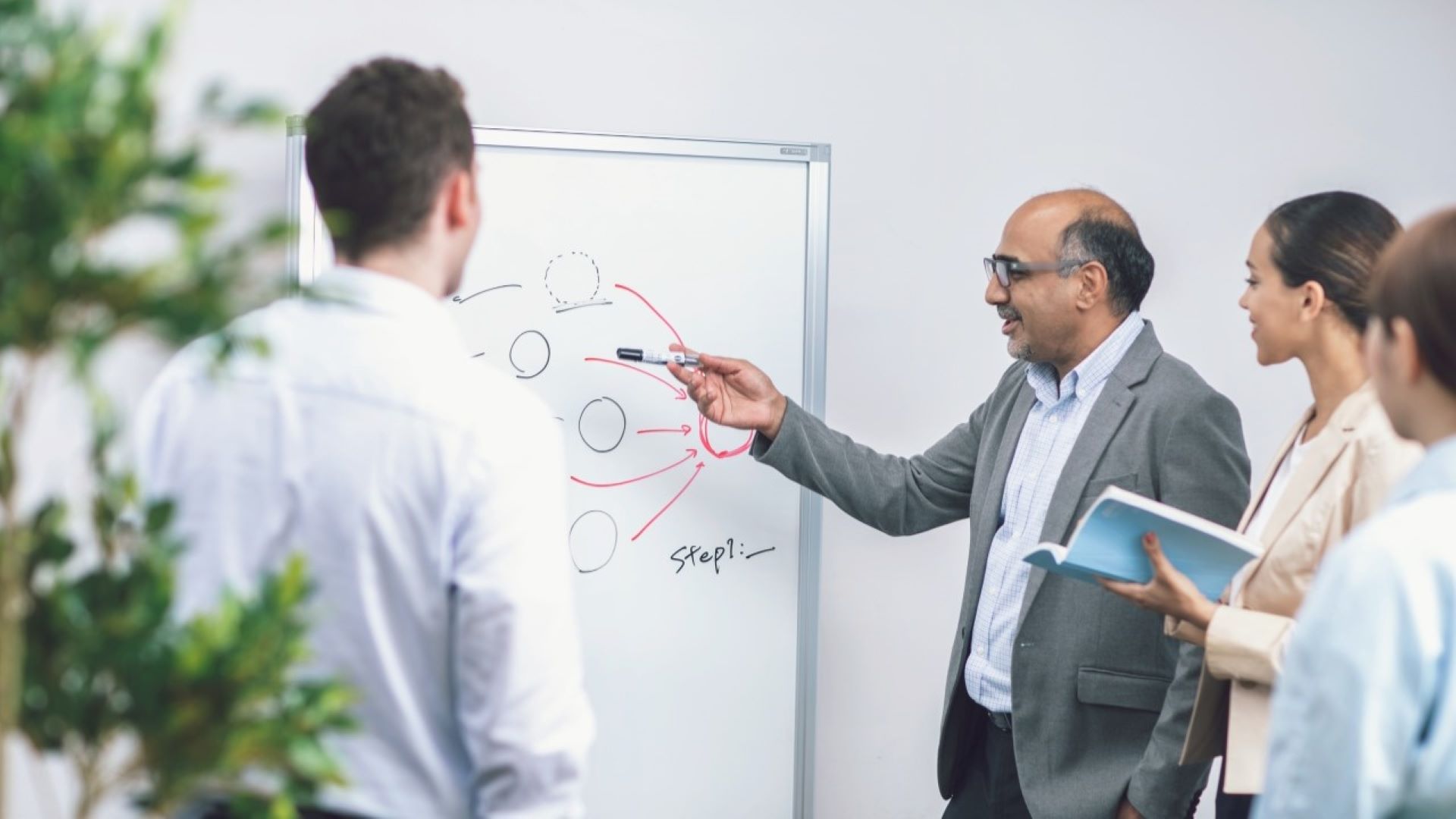 研修をしている場面です